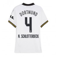 Fotbalové Dres Borussia Dortmund Nico Schlotterbeck #4 Dámské Alternativní 2024-25 Krátký Rukáv